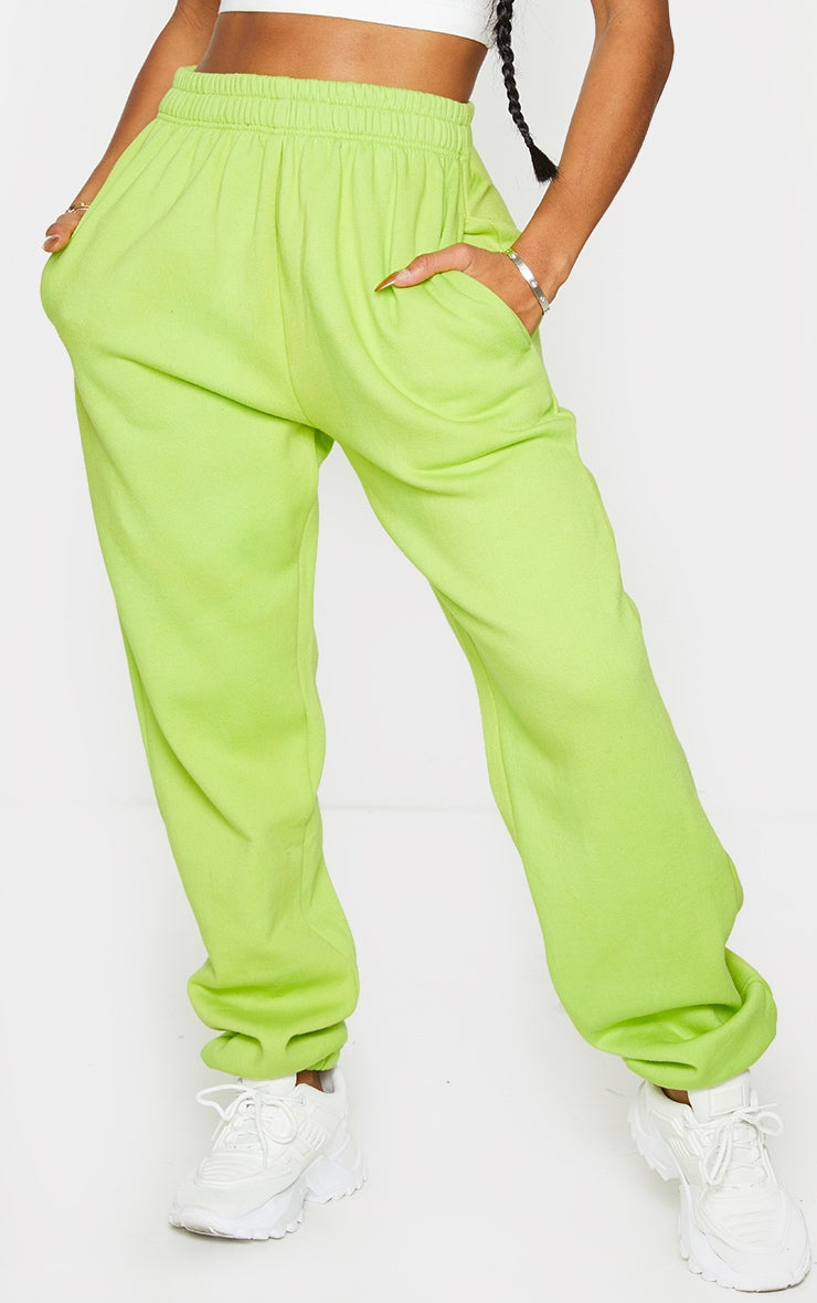 lime high waist pocket detail