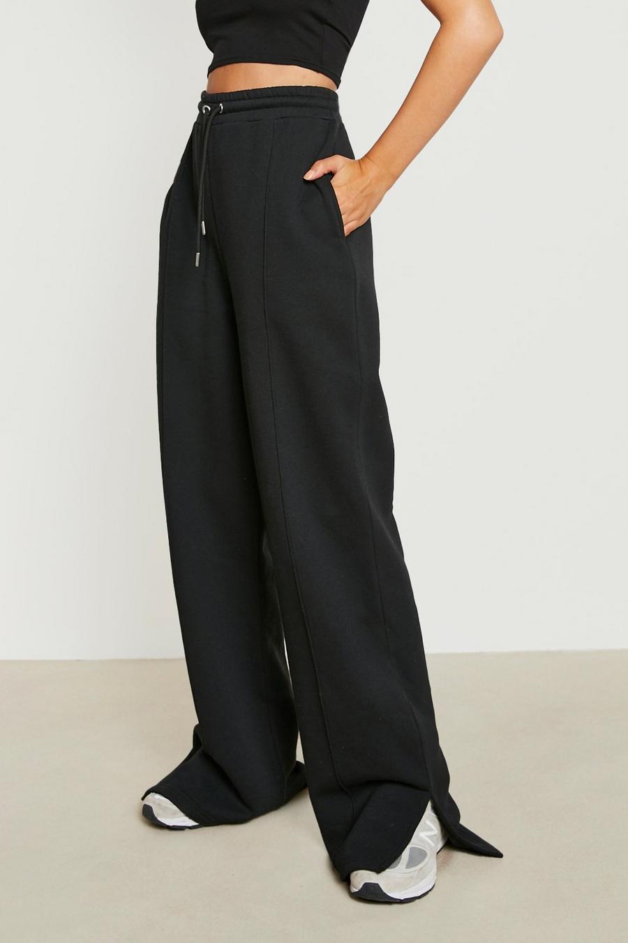 WIDE LEG SPLIT HEM JOGGER