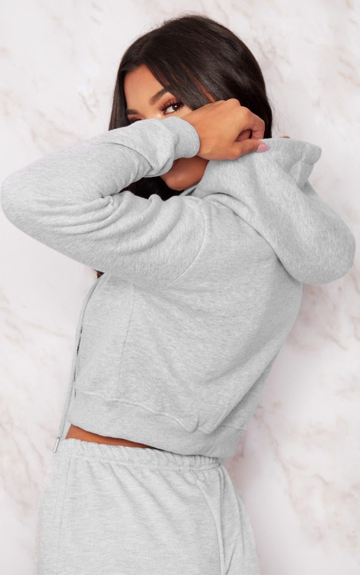 Crop hoodie