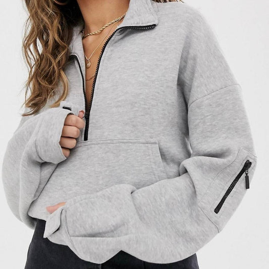 Grey oversized sweatshirt