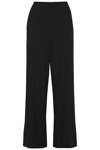 Front pleated plus size trousers