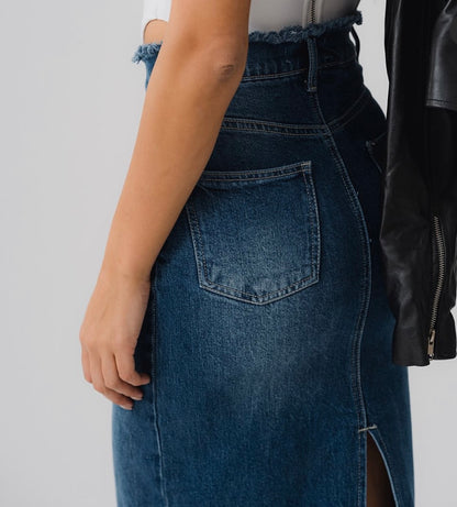 Classic denim skirt