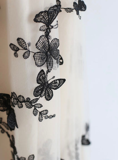 Butterfly printed skirt