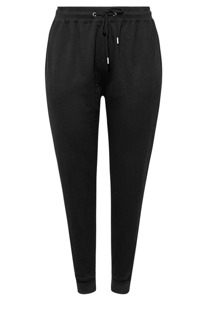 Curve Black Elasticated Stretch Joggers