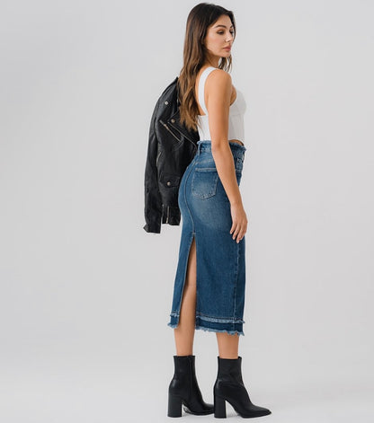 Classic denim skirt