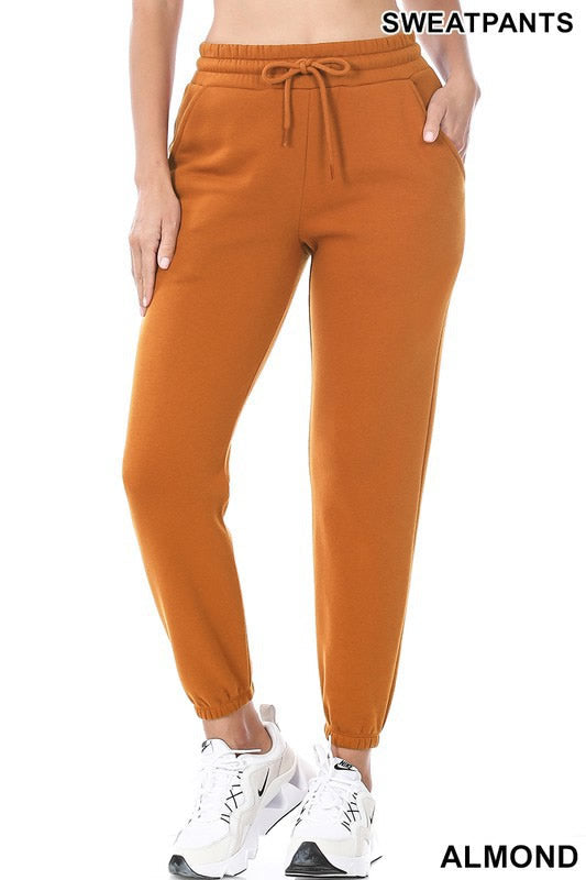 Rust jogger pant