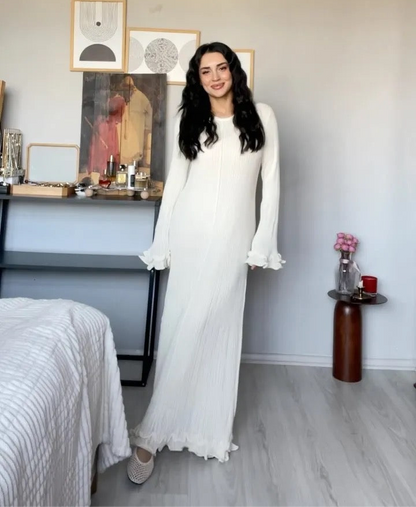 White long dress