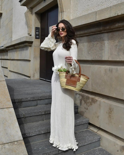 White long dress