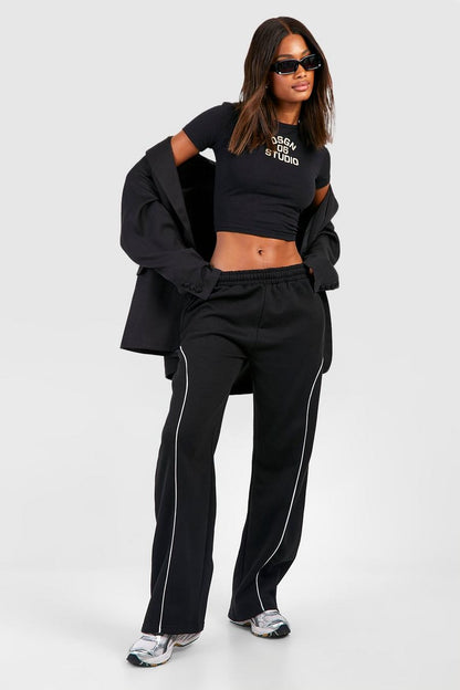 JOGGING PANTS WITH WIDE LEGS