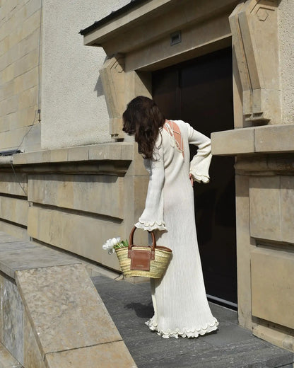 White long dress