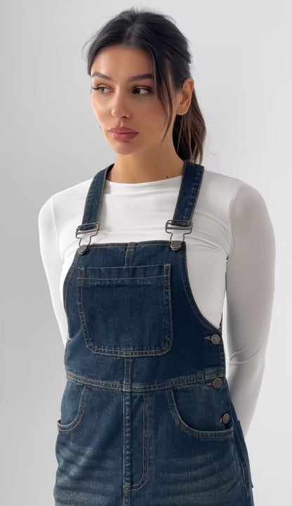 Denim dungaree