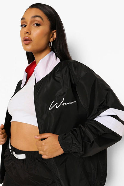 WOMAN OVERSIZED WINDBREAKER