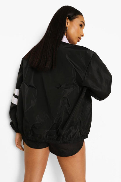 WOMAN OVERSIZED WINDBREAKER