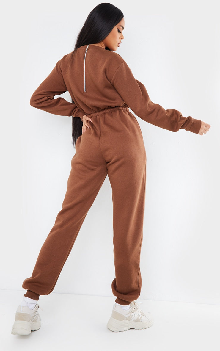 Chocolate jumpsuit