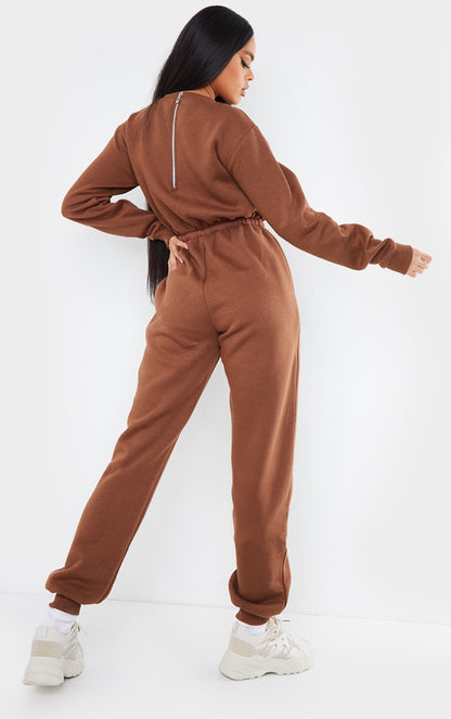 Chocolate jumpsuit