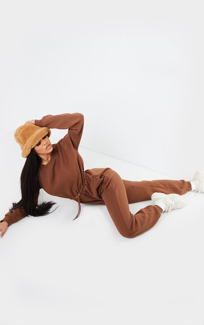 Chocolate jumpsuit