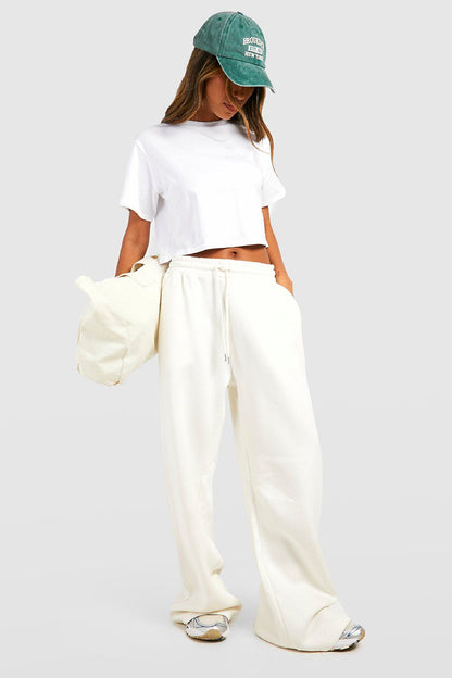 SUPER WIDE LEG POCKET DETAIL JOGGER