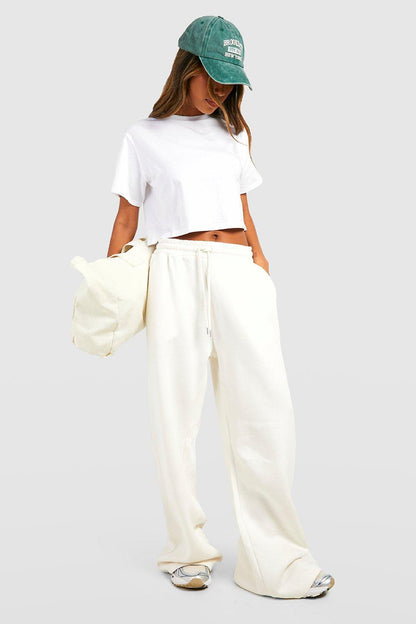 SUPER WIDE LEG POCKET DETAIL JOGGER